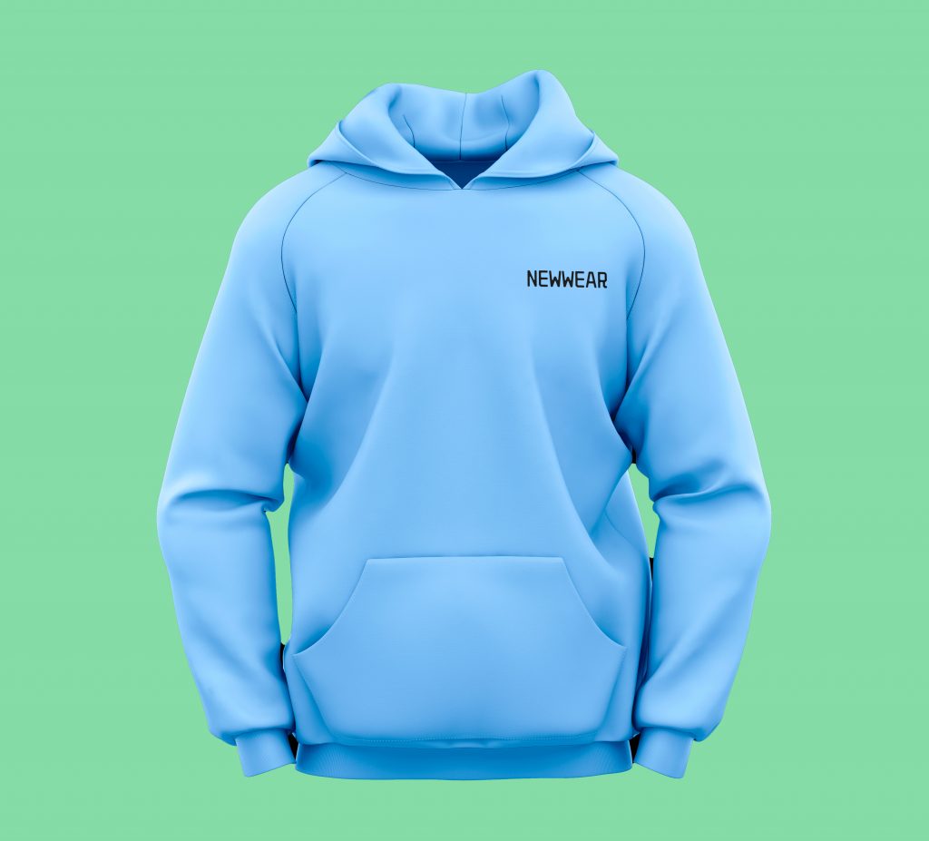 hoodie bleu