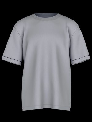 tee-shirt gris de face