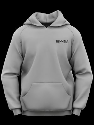 hoodie gris de face