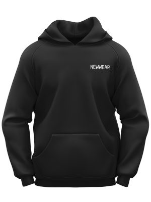 hoodie noir de face