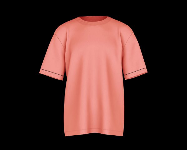 tee-shirt rouge de face